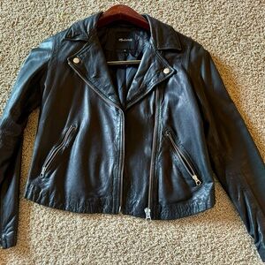 Madewell woman leather jacket size m